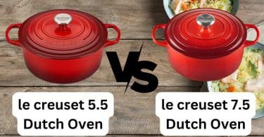 le creuset 5.5 vs 7.25 Dutch Oven