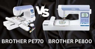 BROTHER PE770 VS PE800
