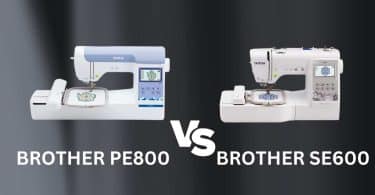 BROTHER PE800 VS SE600