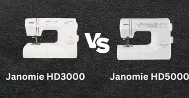 Janomie HD3000 VS HD5000
