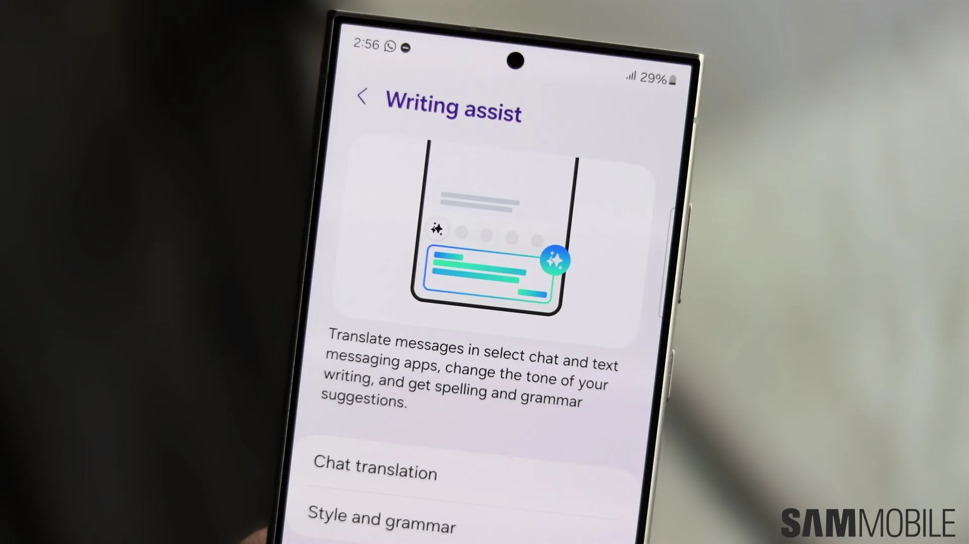 Samsung Galaxy S25 Writing Assist: Improve Your Messaging